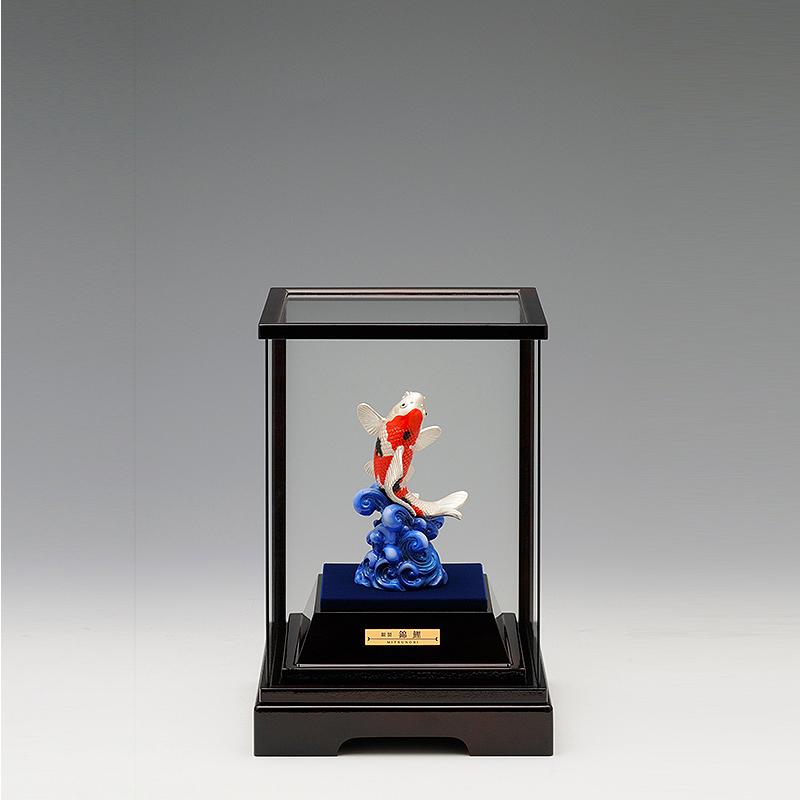 錦鯉 Sサイズ｜置物 銀製・彩色仕上げ : HIKARI GALLERYヤフー店