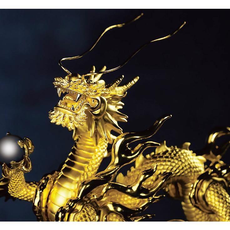 辰 青雲吉祥龍 Sサイズ｜置物 純金製 造幣局ホールマーク刻印品