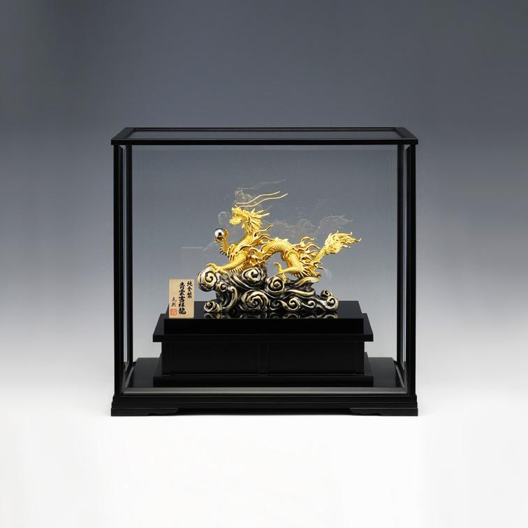 辰 青雲吉祥龍 Sサイズ｜置物 純金製 造幣局ホールマーク刻印品