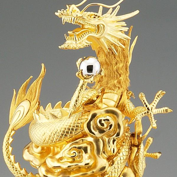 瑞雲昇龍 高さ26cm Lサイズ|純金/プラチナ製ガラスケース 瑞雲昇龍 高さ26cm Lサイズ|純金/プラチナ製ガラスケース