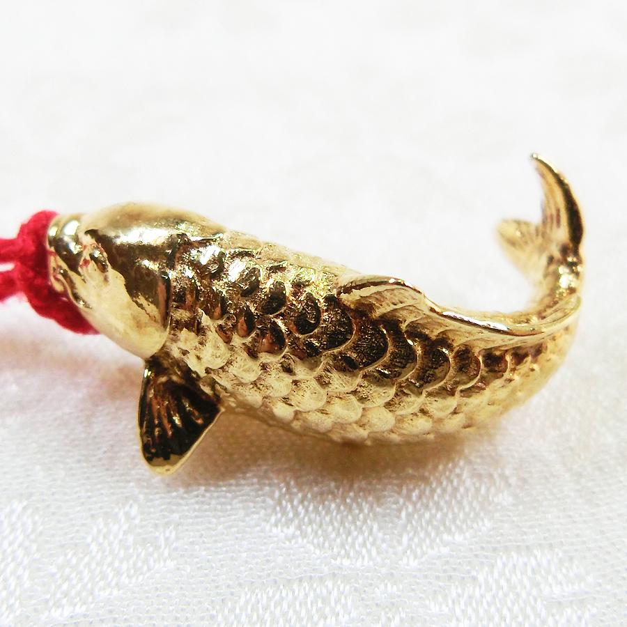 根付 鯉｜18金製アクセサリー : HIKARI GALLERYヤフー店 - 通販
