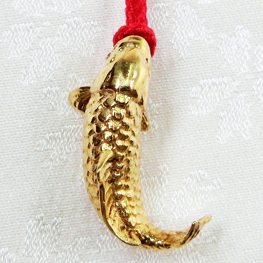 根付 鯉｜18金製アクセサリー : HIKARI GALLERYヤフー店 - 通販