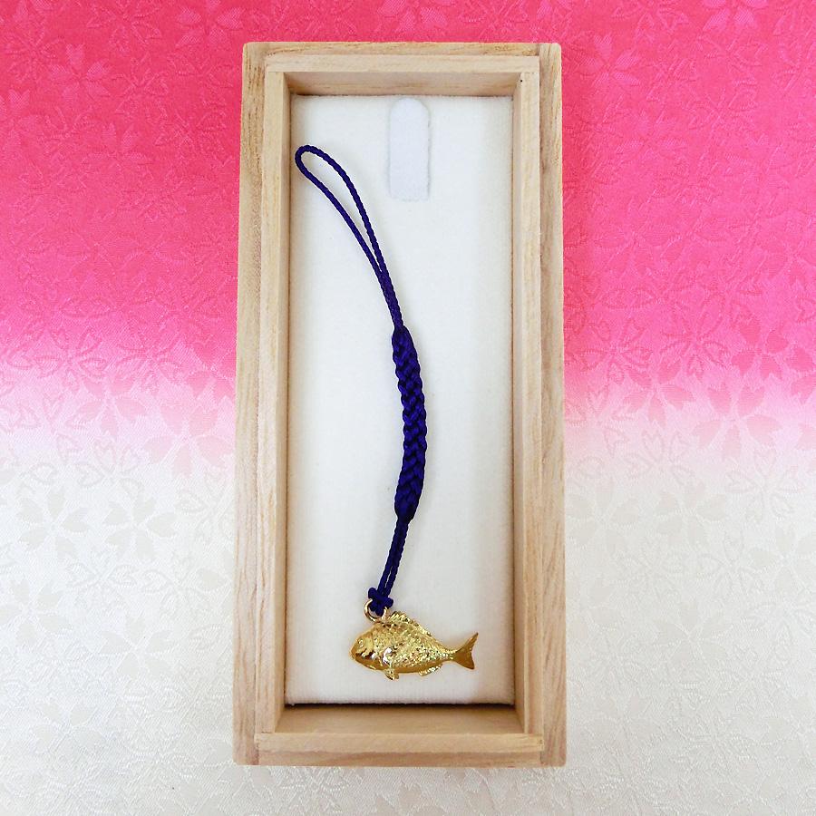 根付 鯛｜銀製金メッキアクセサリー : HIKARI GALLERYヤフー店 - 通販