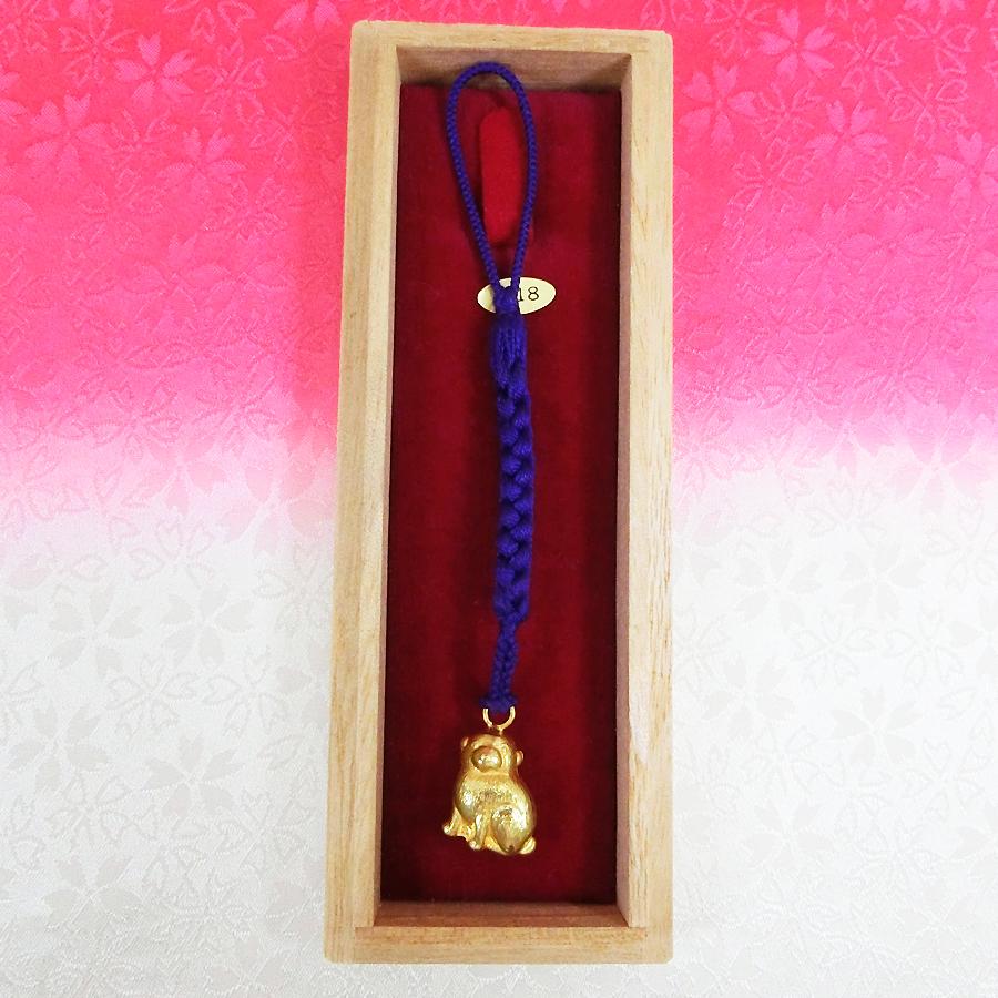 根付 戌 犬｜18金製アクセサリー : HIKARI GALLERYヤフー店 - 通販
