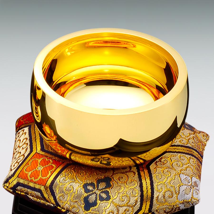おりん 3寸｜仏具5品セット 18金製 造幣局ホールマーク刻印品 : HIKARI