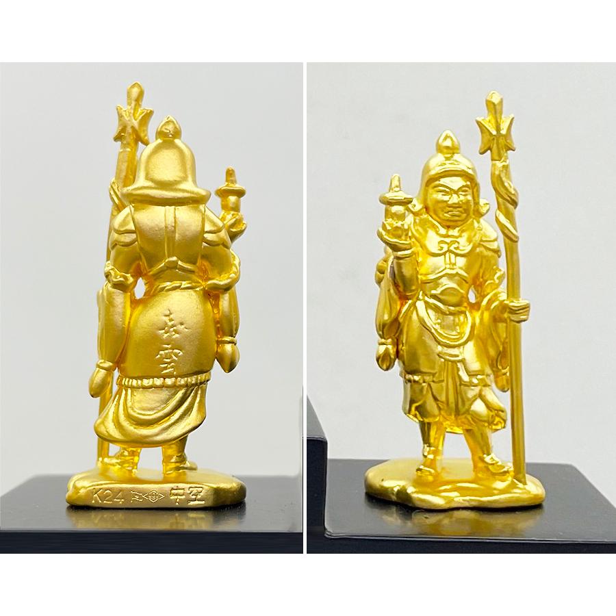 七福神 高さ3〜4cm｜置物 純金製7品セット 造幣局ホールマーク刻印品