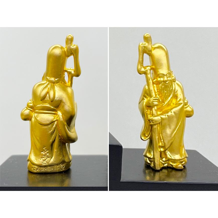 七福神 高さ3〜4cm｜置物 純金製7品セット 造幣局ホールマーク刻印品