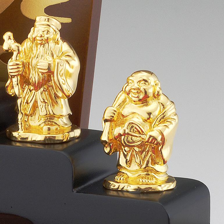 七福神 宝来 Sサイズ|純金製ガラスケース : HIKARI GALLERY 七福神 宝来 Sサイズ|純金製ガラスケース : HIKARI GALLERY