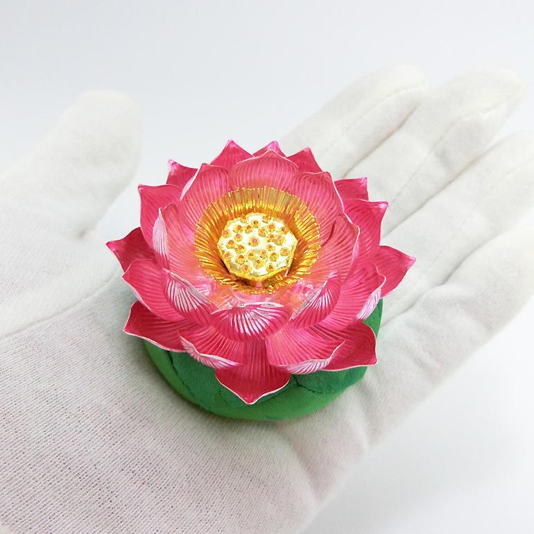 蓮飾り3号 おりん4寸専用｜純銀製仏具 : HIKARI GALLERYヤフー店 