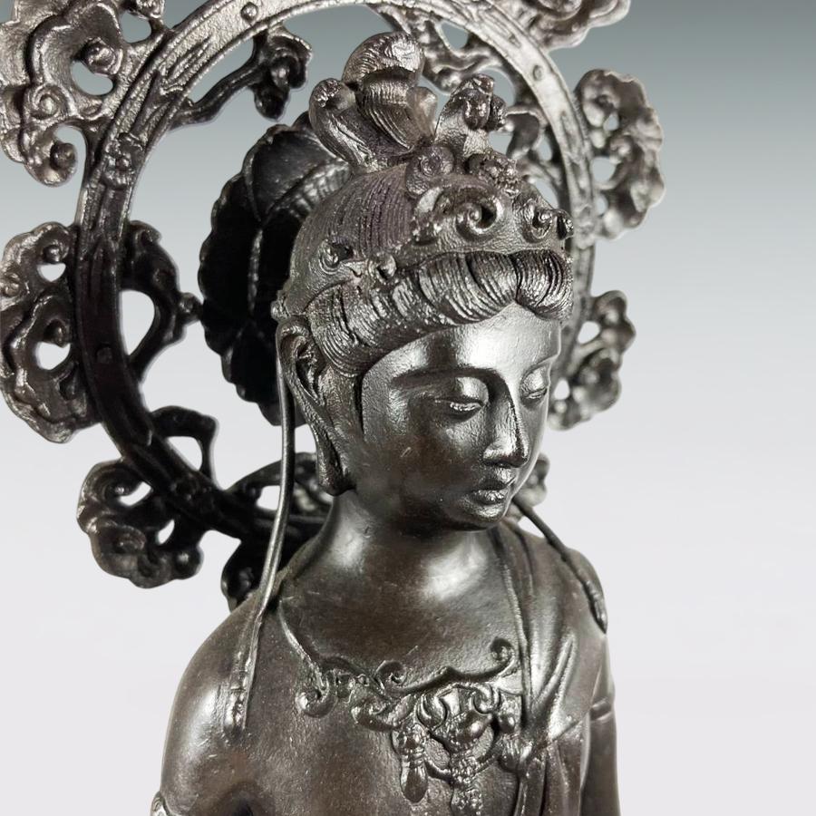 聖観音像 高さ40cm｜高村光雲：原型制作｜銅製仏像