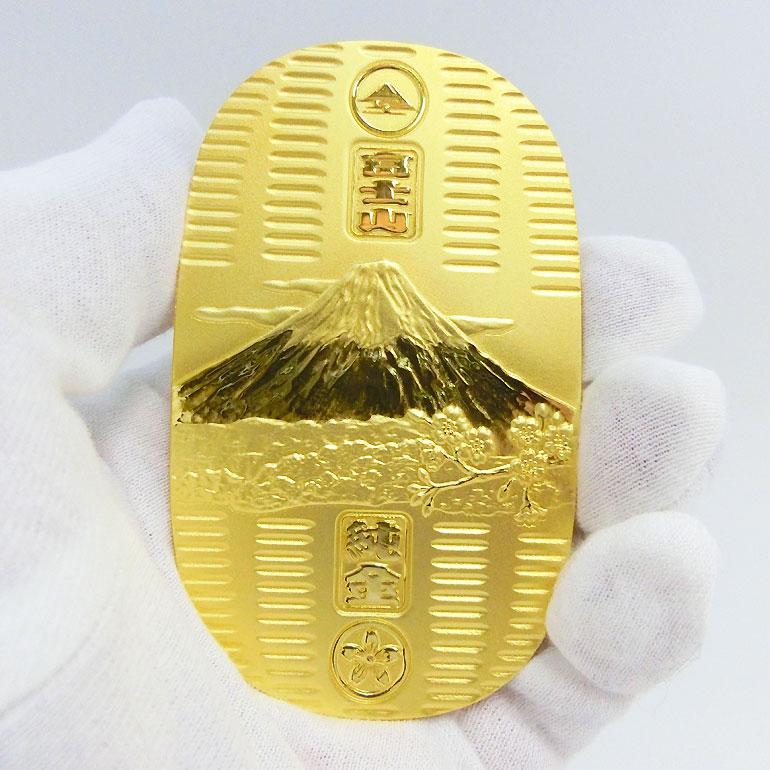 富士山 Lサイズ｜小判 純金製 造幣局ホールマーク刻印品 : HIKARI