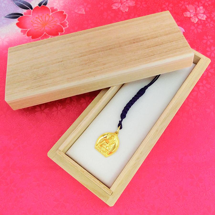 虚空蔵菩薩 梵字｜根付 純金製 造幣局ホールマーク刻印品 : HIKARI