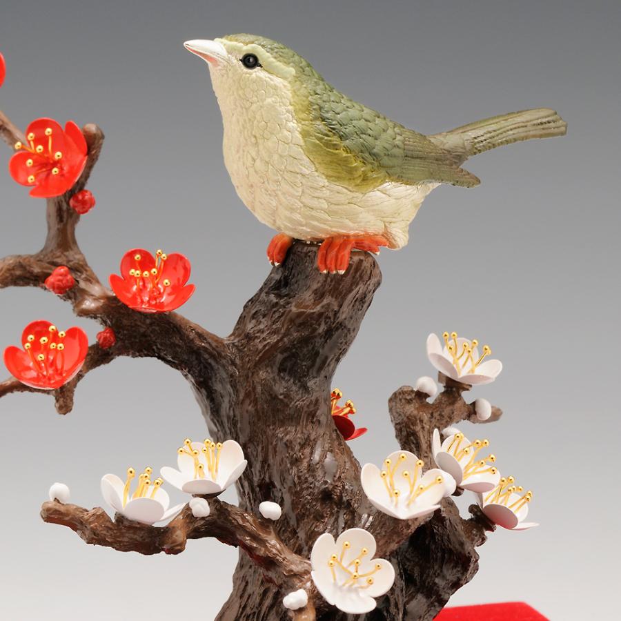 純銀製 光則作 梅 置物 ガラスケース入り盆栽置物 インテリア シルバー細工 Yahoo!オークション -「盆栽 (梅)」(置物) (銀製)の落札相場