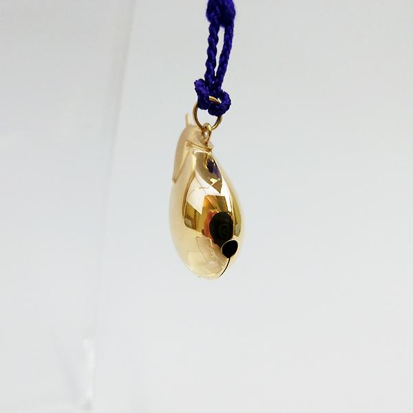 鈴 茄子仕様 Sサイズ｜18金製根付 : HIKARI GALLERYヤフー店