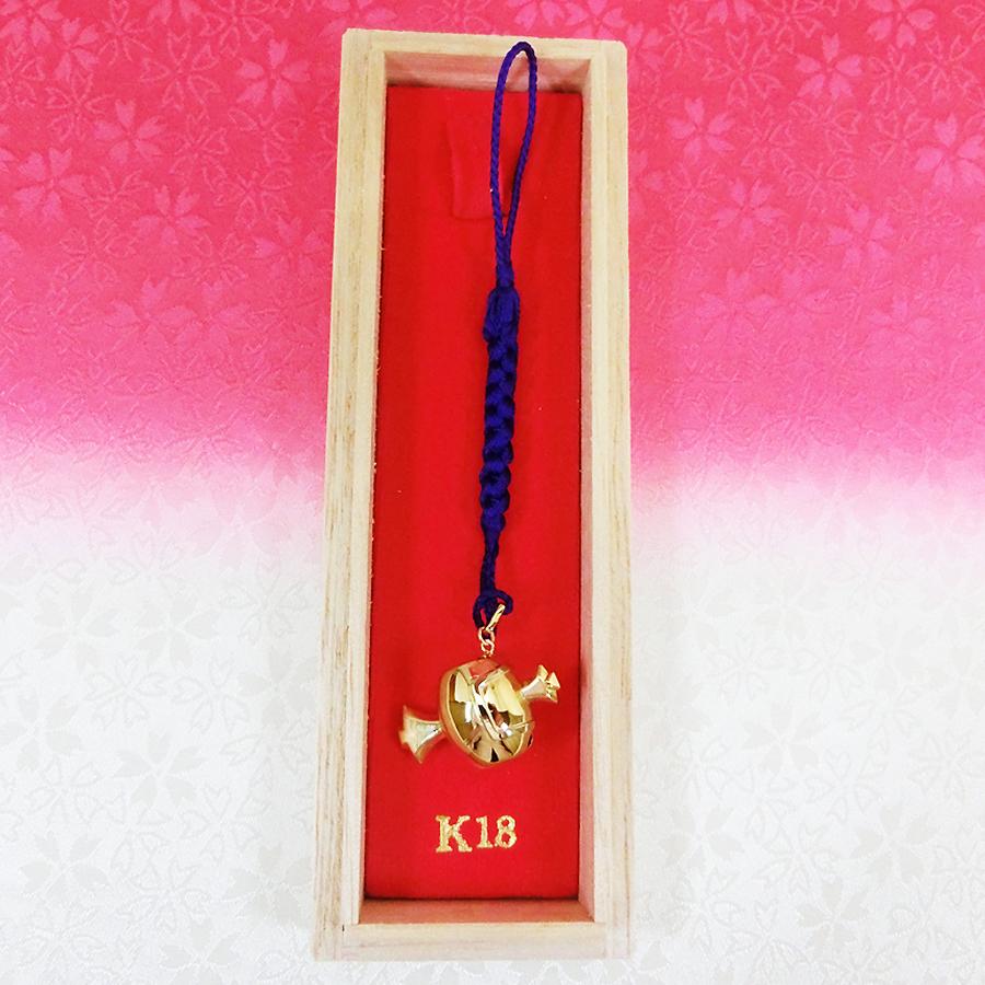 黄金の小槌 鈴 小槌仕様 Lサイズ｜18金製根付 : HIKARI GALLERYヤフー店 - 通販