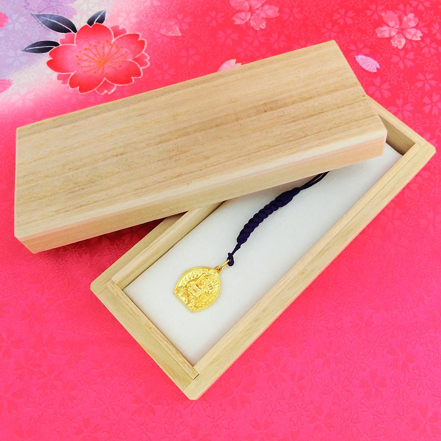 不動明王 梵字｜根付 純金製 造幣局ホールマーク刻印品 : HIKARI