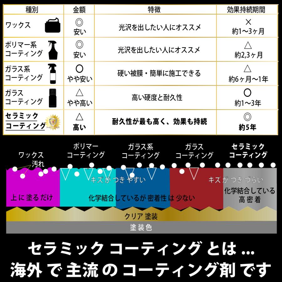 HIKARI ガラスコーティング コーティング剤 車 コーティング プロ仕様 