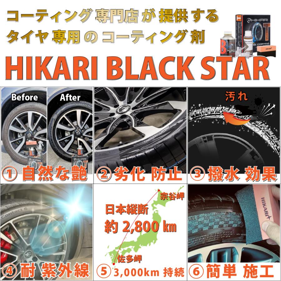 HIKARI ガラスコーティング タイヤ コーティング剤 洗車グッズ