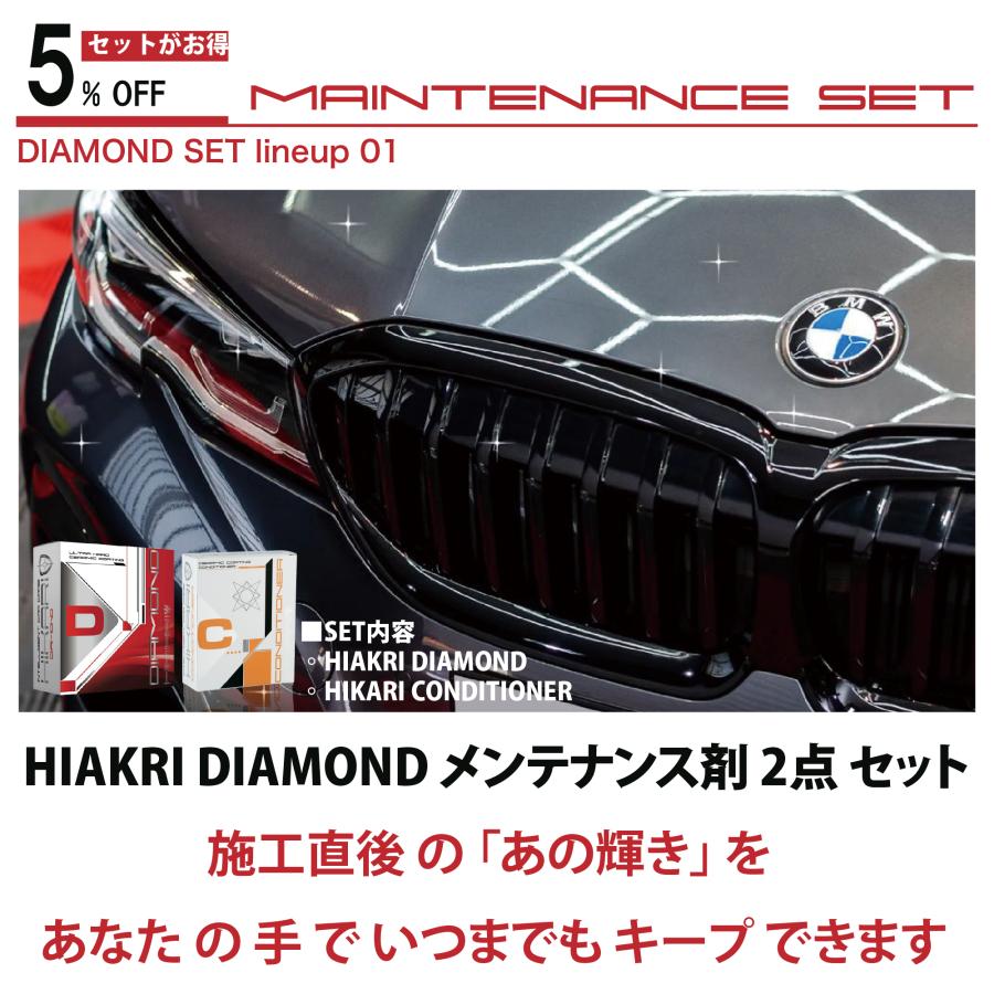 HIKARI ガラスコーティング HIKARI DIAMOND 4点 セット CONDITIONER