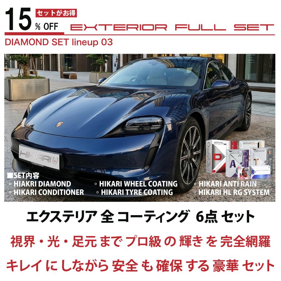 HIKARI ガラスコーティング HIKARI DIAMOND 4点 セット CONDITIONER