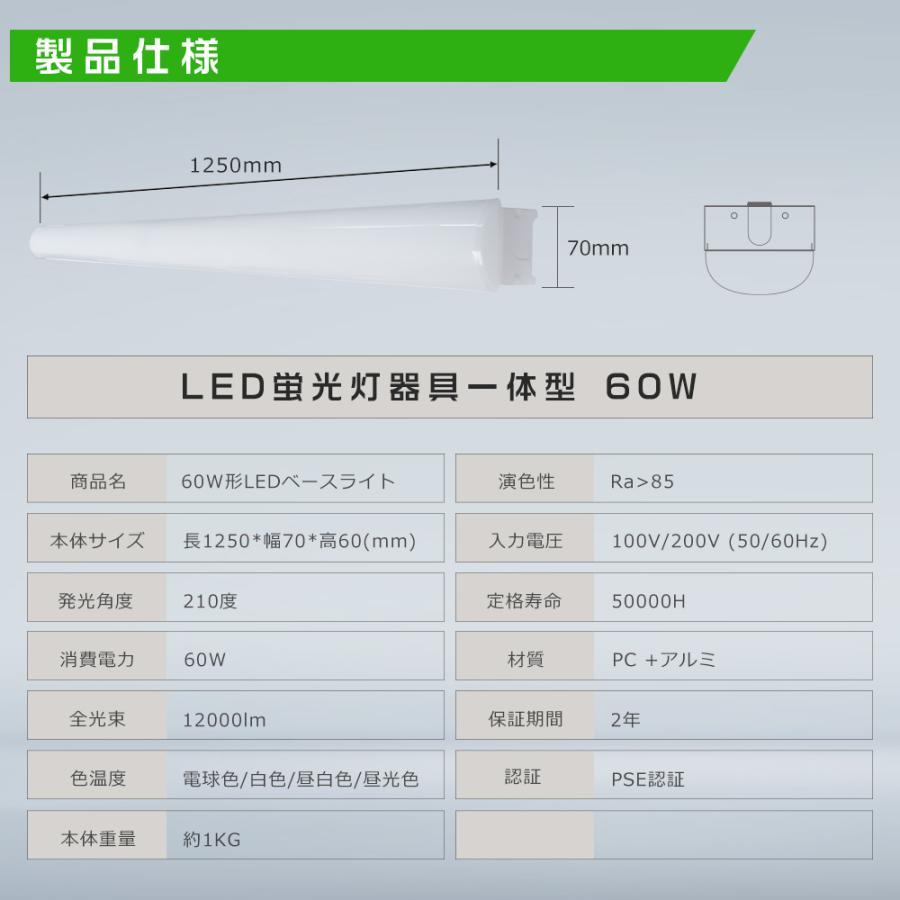 LED蛍光灯器具一体型逆富士形 LEDベースライト 40w型 2灯相当 LED蛍光灯器具一体型逆富士形 LEDベースライト 40w型 2灯相当
