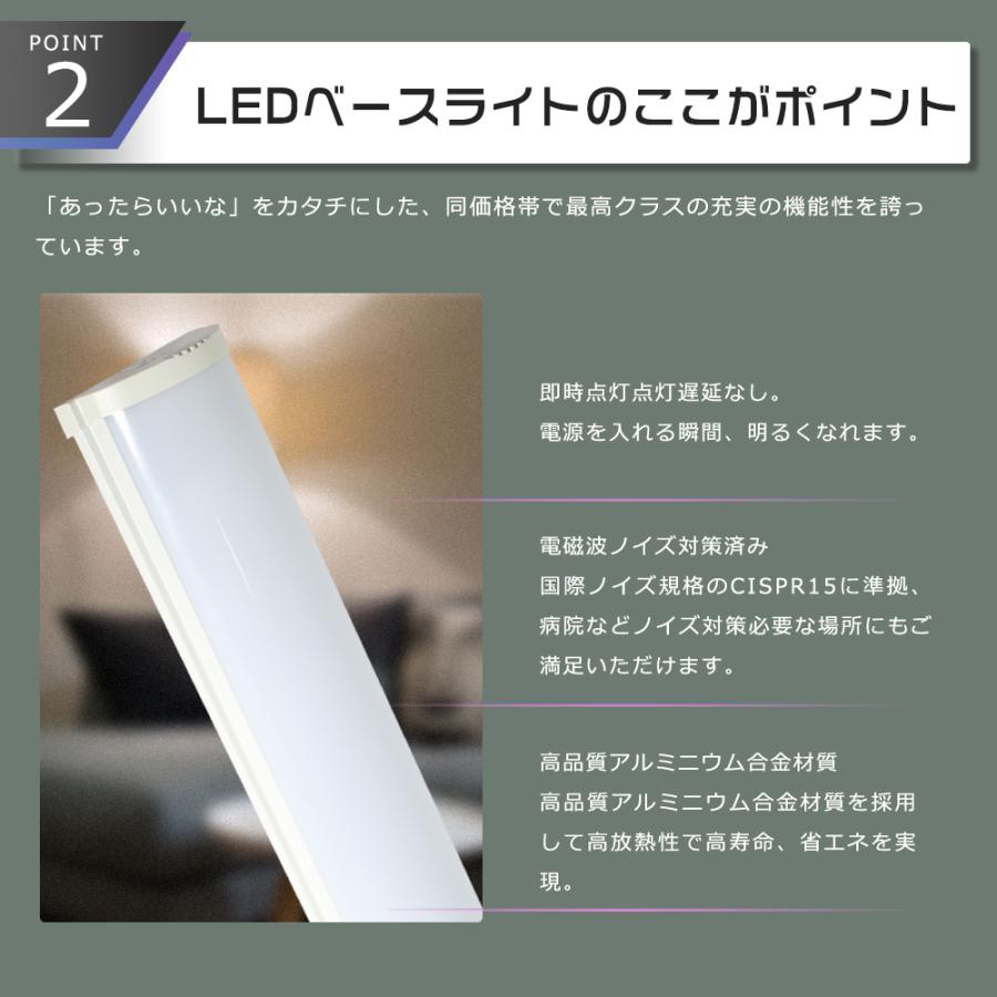 LED蛍光灯 器具一体型 LEDベースライト 50W 40W形2灯相当 LED 一 LED蛍光灯 器具一体型 LEDベースライト 50W 40W形2灯相当 LED 一