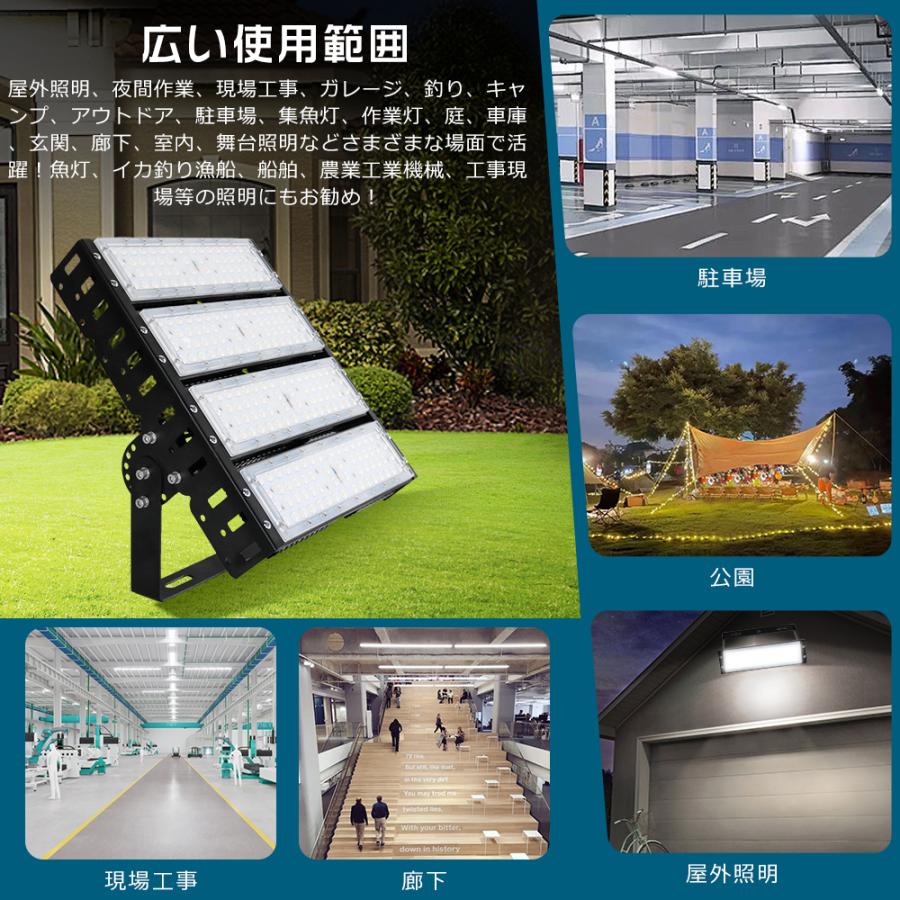 LED投光器 200W 2000W相当 40000lm IP65 防水 防塵 屋外 超爆光 高天井