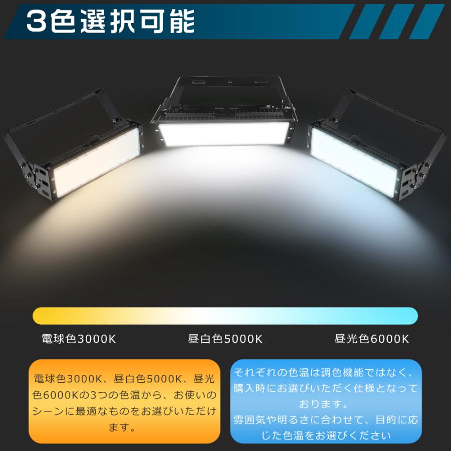 LED投光器 200W 2000W相当 40000LM IP65防水 防雨 LEDワークライト LED