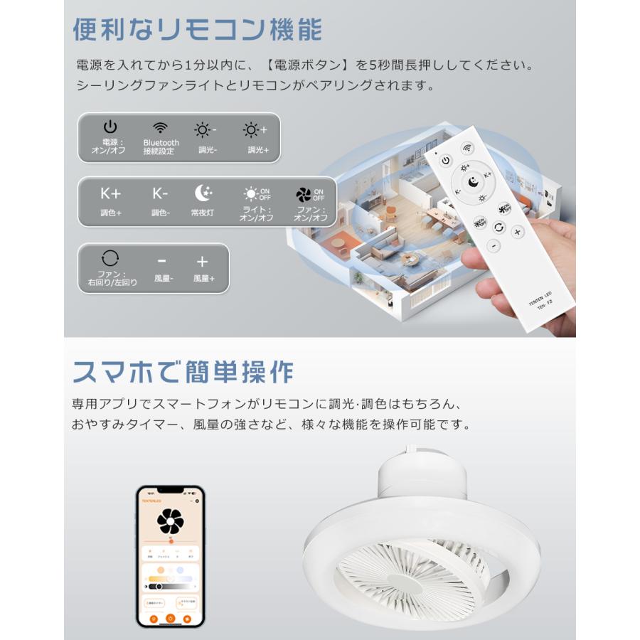 シーリングファン プロペラ　スマートライト付き Amazon.co.jp : ZXhome シーリングファンライト ファン 50cm