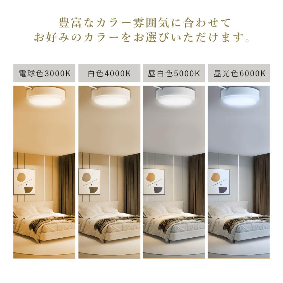 4個セット】LEDシーリングライト 20W 4000LM シーリングライト LED 6畳 