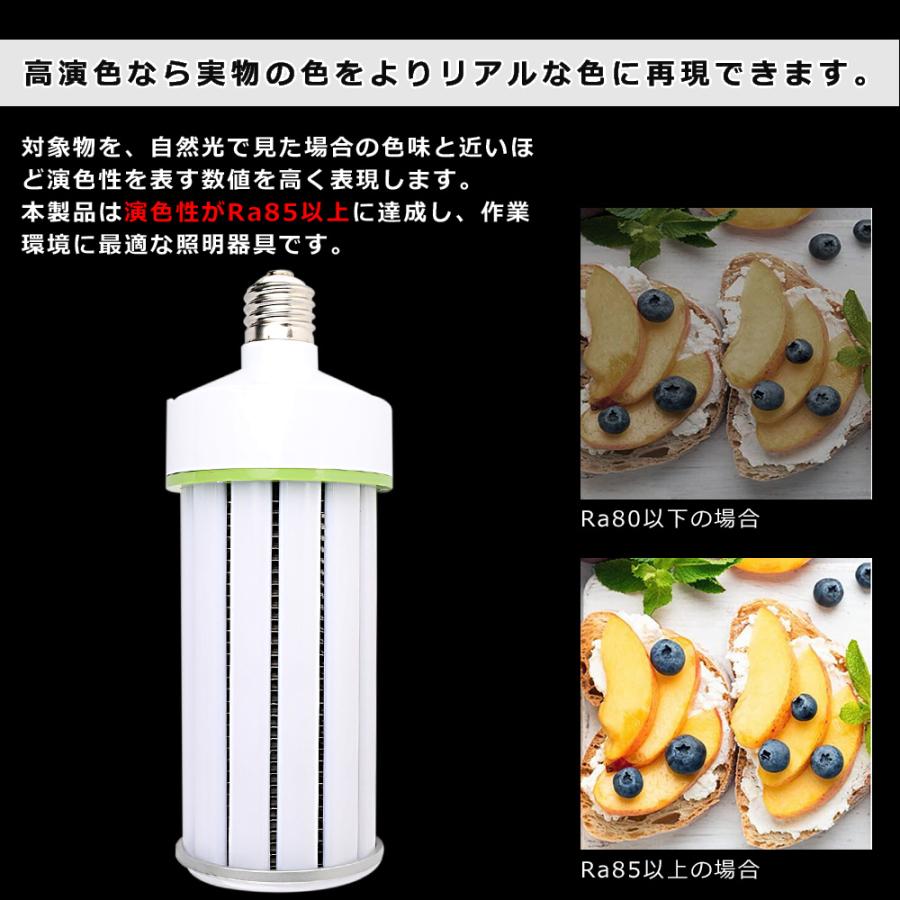 1年保証 LED水銀ランプ コーン型LEDランプ 60W 12000LM E39 LED 水銀灯 hf400x代替品 コーンライト LED 密閉型器具対応LED 高天井用LED照明 倉庫 工場 PSE認証｜hikariled｜13