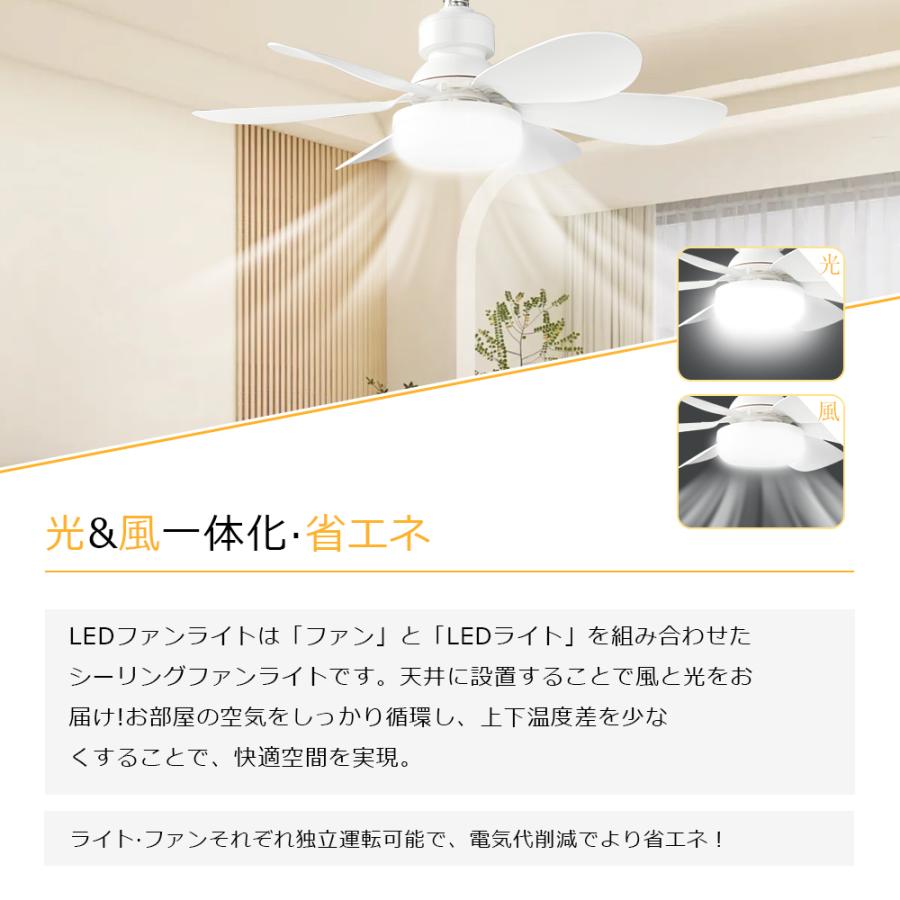 2台！ ファン付きシーリングライト 正逆回転 調光調色 風量調節
