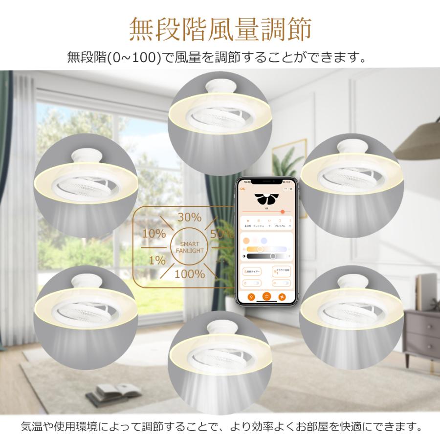 2026最新モデル シーリングファンライト LED リモコン付き 調光調色