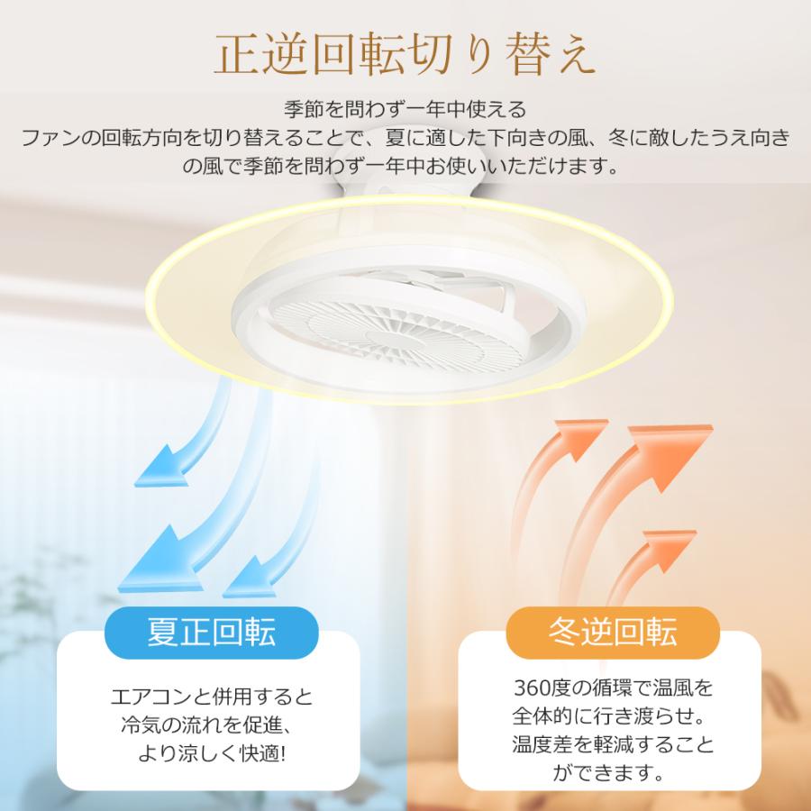 2026最新モデル シーリングファンライト LED リモコン付き 調光調色
