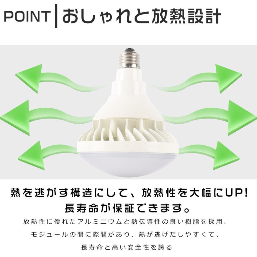 4個セット LEDバラストレス水銀灯 250W水銀灯相当 PAR38 25W LEDビーム