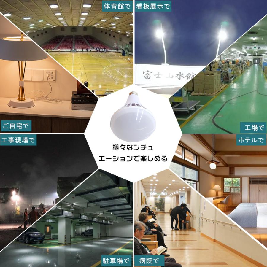 4個セット LEDバラストレス水銀灯 350W水銀灯相当 PAR38 35W LEDビームランプ LEDビーム電球 E26防水 屋内照明LED水銀灯 密閉型器具 大型作業灯 高天井照明_16