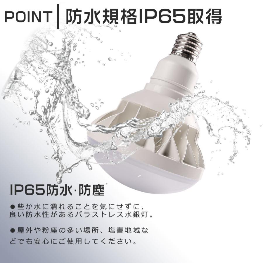 30個セット LEDバラストレス水銀灯 500W水銀灯相当 PAR56 50W LEDビームランプ LEDビーム電球 E39 防水 屋内照明LED水銀灯 密閉型器具 大型作業灯 高天井照明_8
