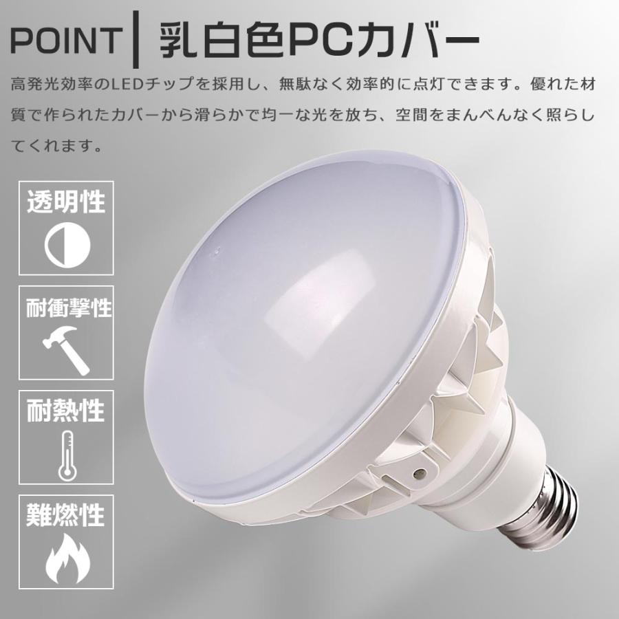 30個セット LEDバラストレス水銀灯 500W水銀灯相当 PAR56 50W LEDビームランプ LEDビーム電球 E39 防水 屋内照明LED水銀灯 密閉型器具 大型作業灯 高天井照明_10