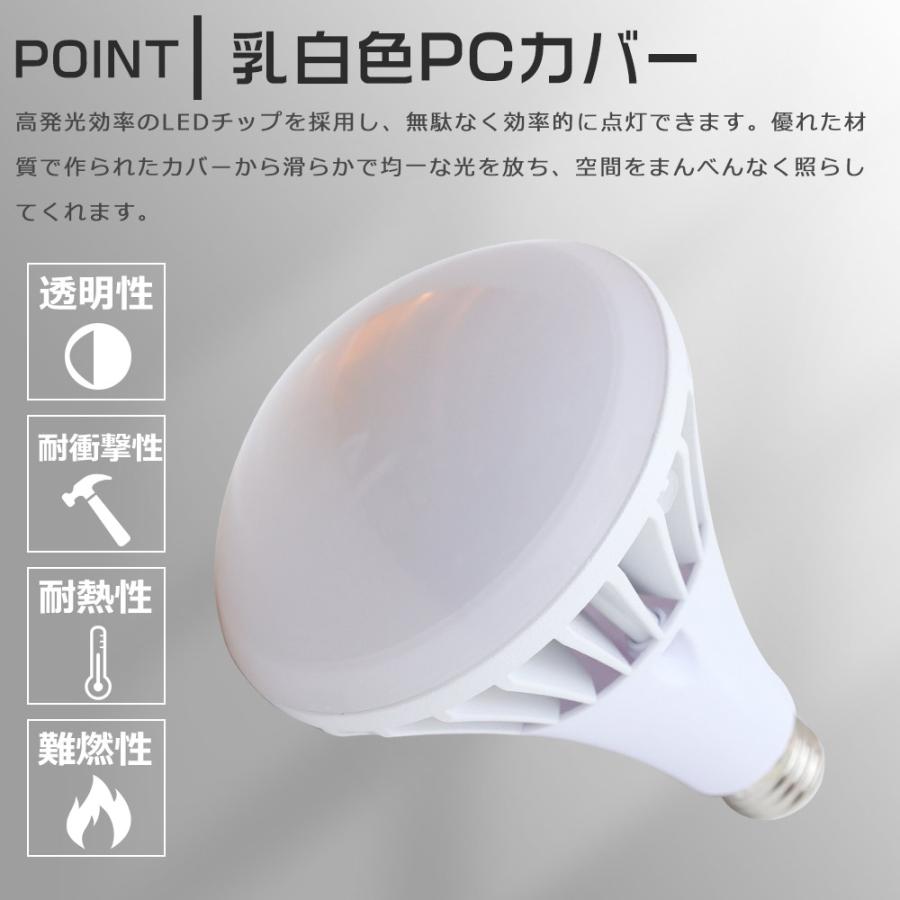 4個セット LEDバラストレス水銀灯 1000W水銀灯相当 PAR65 100W LEDビームランプ LEDビーム電球 E39防水 屋内照明LED水銀灯 密閉型器具 大型作業灯 高天井照明の画像