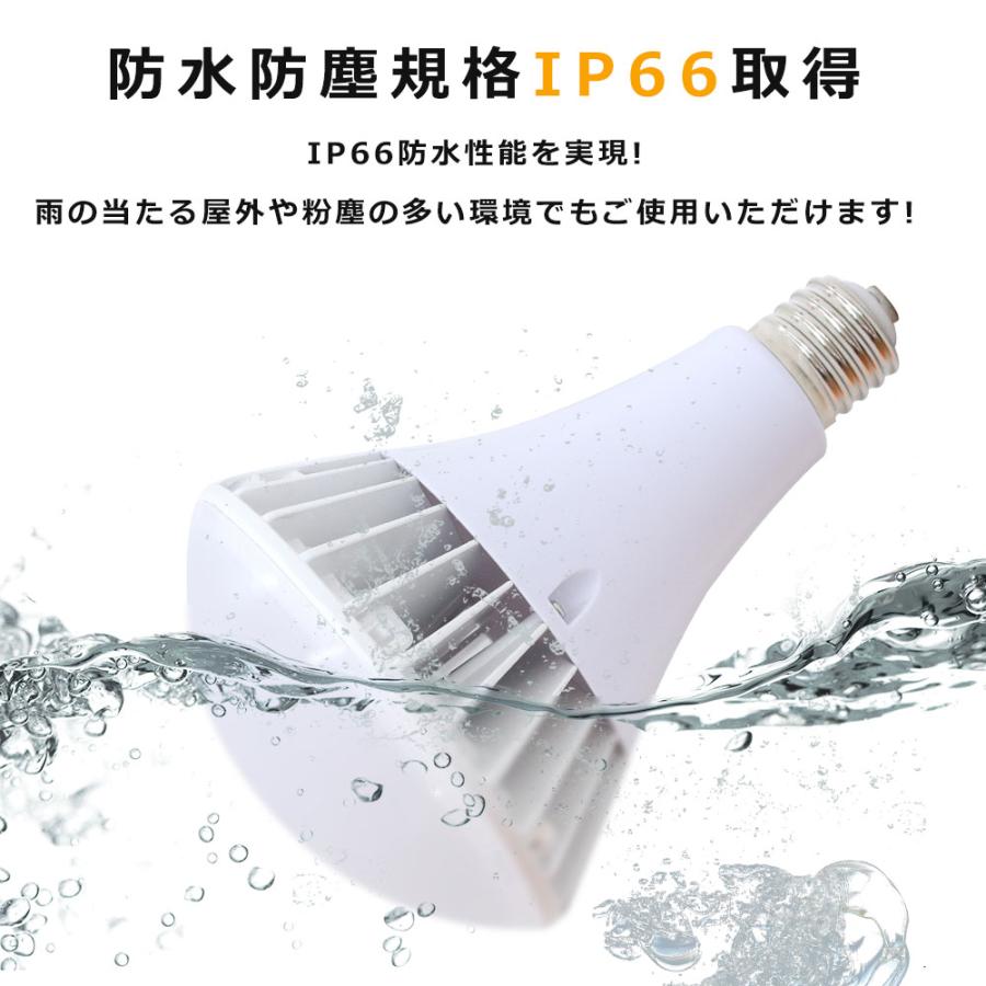 【50個セット】LEDバラストレス水銀灯 400W相当 PAR38 35W 7000LM 口金E26 IP66防水 防塵 工事不要 LEDビーム電球 LED水銀灯 LEDスポットライト屋外用 1年保証の画像