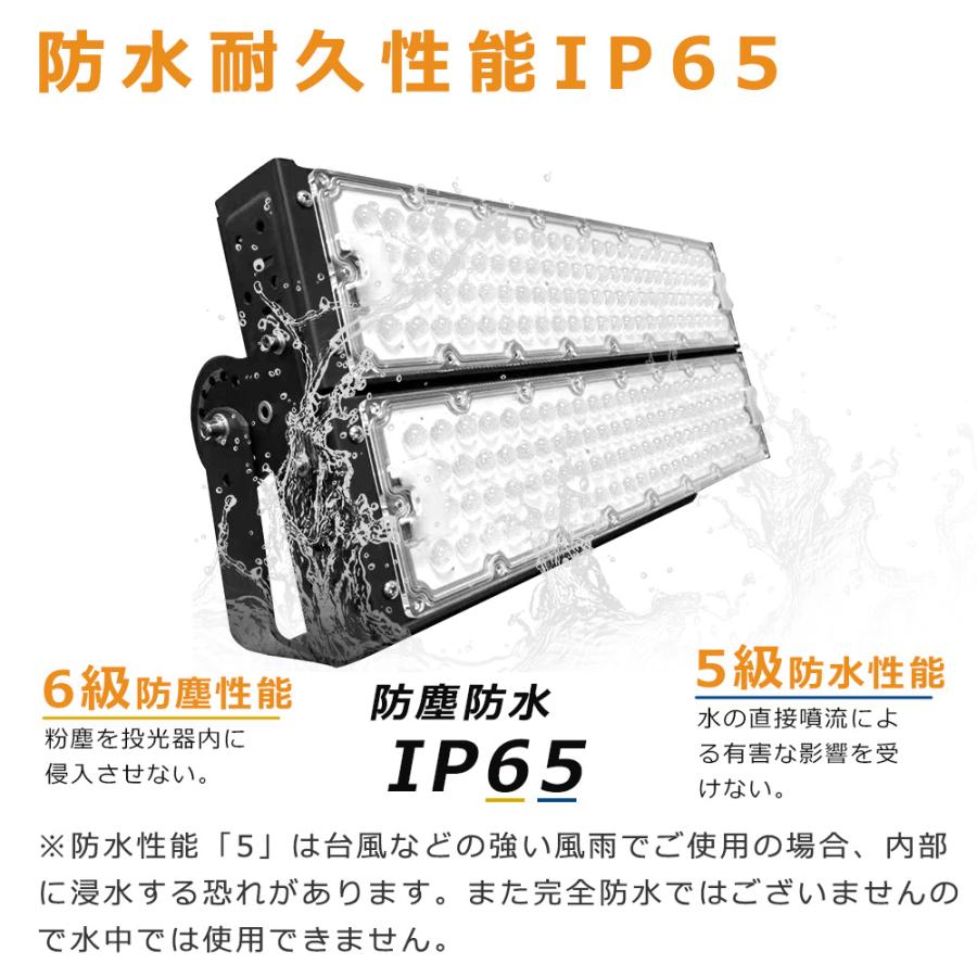 投光器 LED 屋外 防水 600w 6000W相当 超爆光120000LM IP65防水 防塵 サーチライト LED 高天井灯 LED投光器 屋外用 明るい 看板灯 集魚灯 舞台照明 作業灯 LED｜hikariled｜09