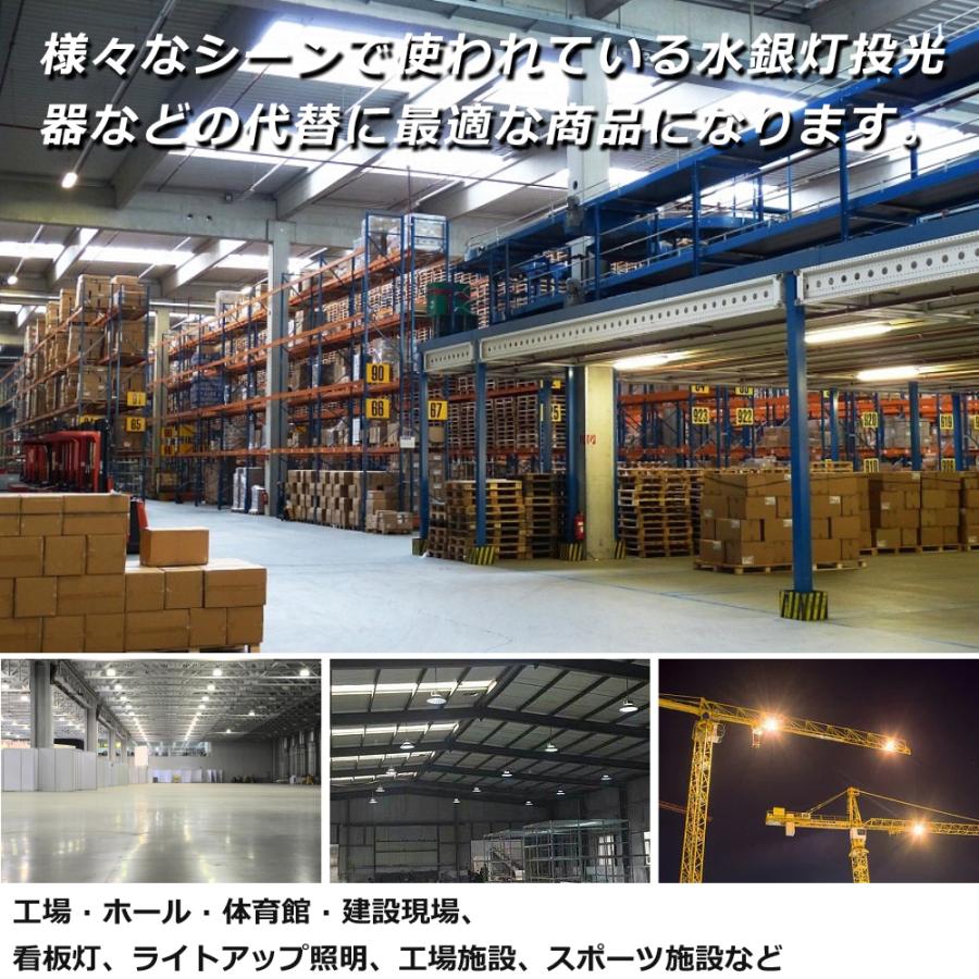 LED投光器 LED高天井灯 200W 40000lm UFO型 IP65 防水 照射角度120° 高