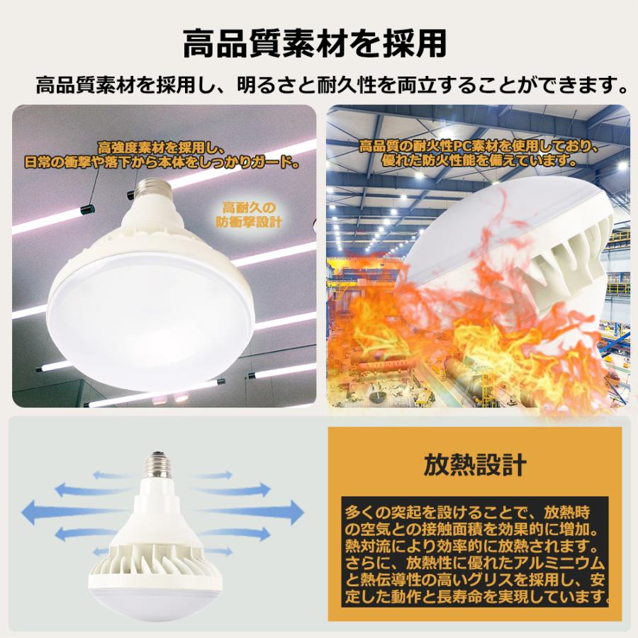 白色4000K LEDバラストレス水銀灯 25W 300W形相当 高輝度5000LM 口金