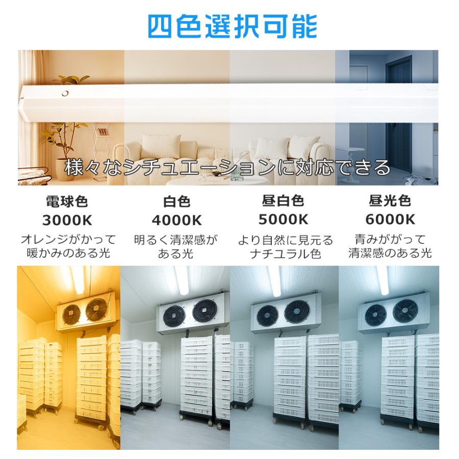 20台セット】LED蛍光灯 40w形 器具一体型 LEDベースライト 40w型2灯