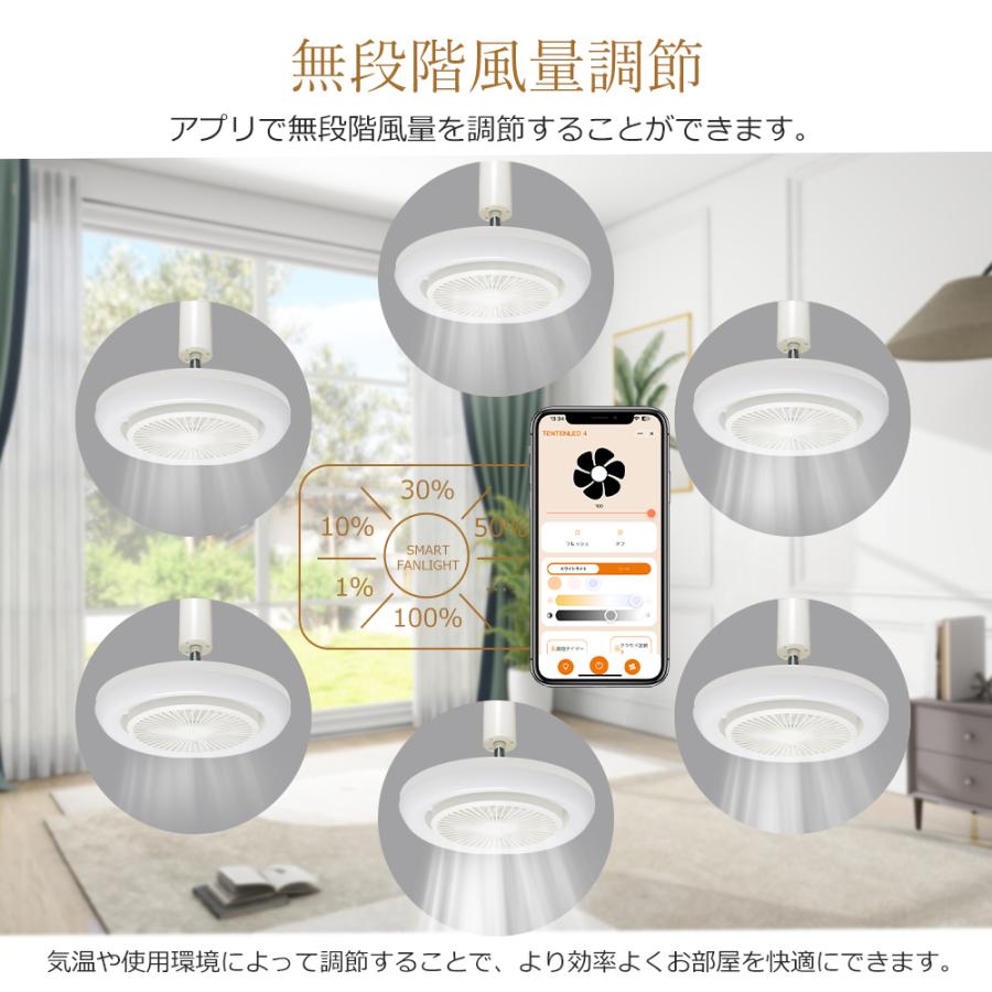 LEDシーリングファンライト サーキュレーター付き 6畳 8畳 調色調光