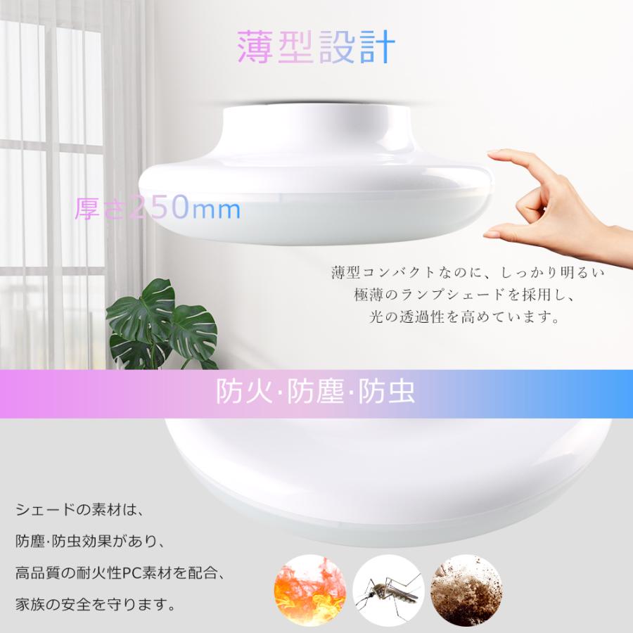 【30個セット】LEDシーリングライト 調光調色 薄型 20W 4000LM リモコン付 PSE認証 シーリングライト 8畳 小型 スマホ操作 和室 タイマー 常夜灯 リビング 寝室_7