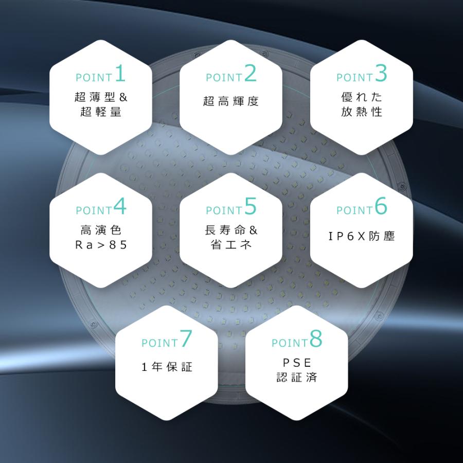 ❤6台セット❣100W＆10000LM☆超高輝度SMD200個搭載♪❤投光器 10台セット】UFO型LED投光器 100W 水銀灯1000W相当 20000LM LED高天井