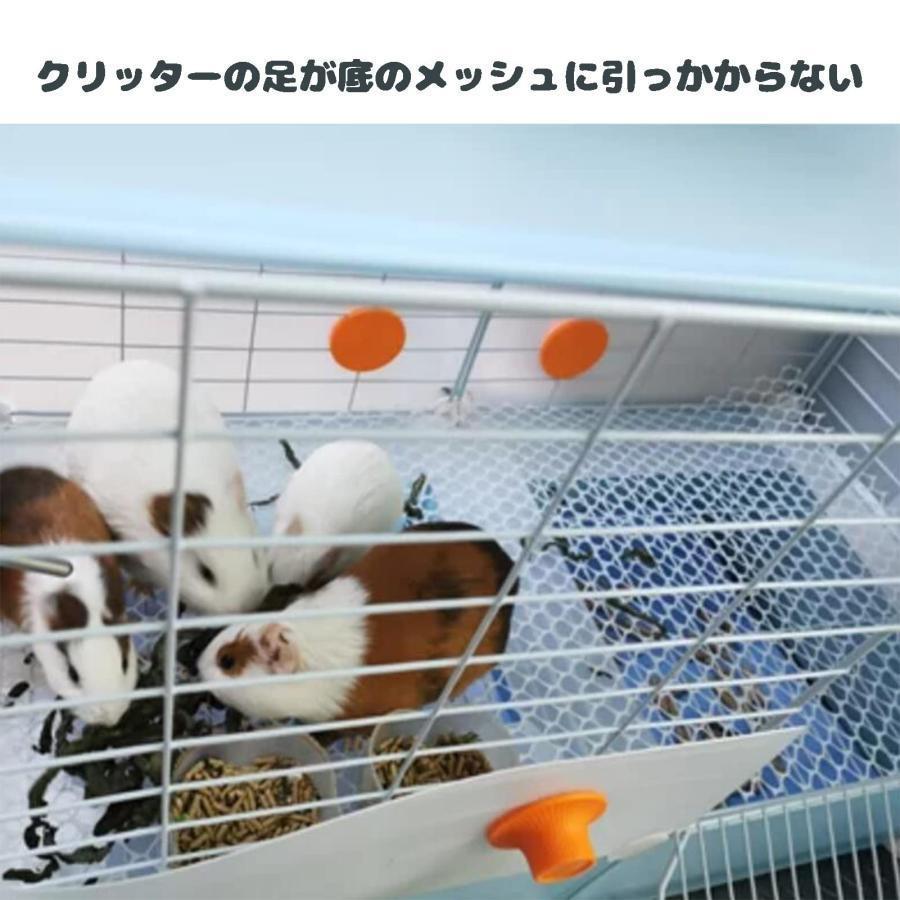 うさぎ ケージウサギフェンス 小動物 大きい兎 ケージ ペットフェンス ウサギ ケージ 非常に広いイベントスペース 105*70*65cm｜hikarimiraishop｜05