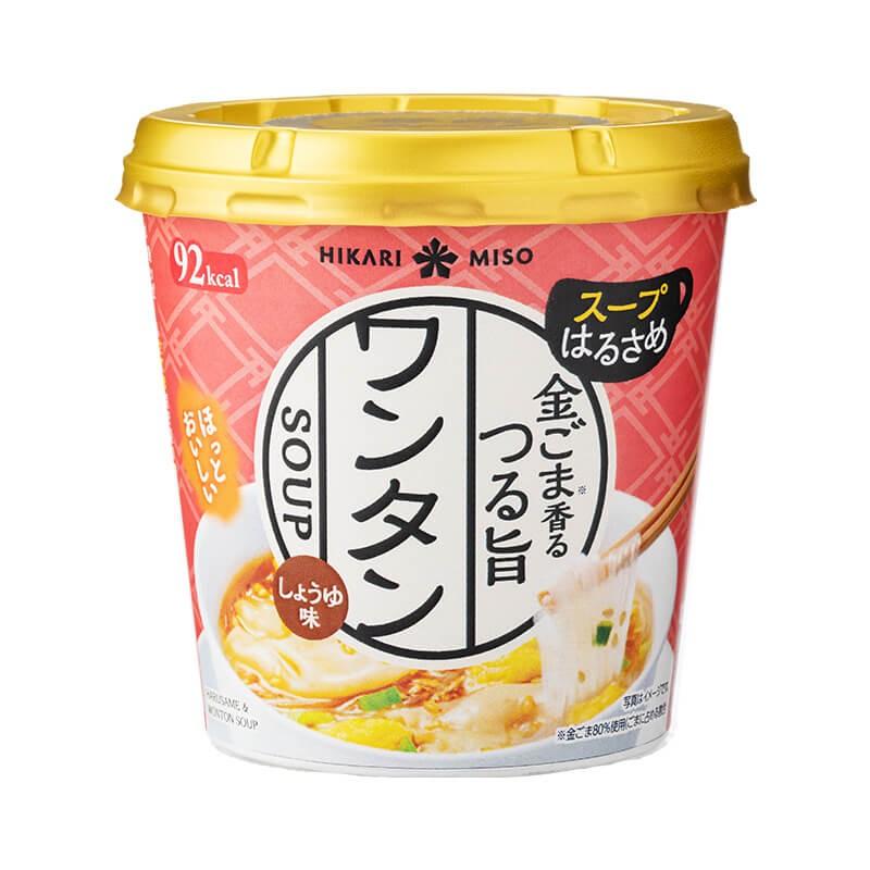 カップスープ春雨 まとめ買い 48カップ 金ごま香るワンタン はるさめ 即席 インスタント 業務用 おうちごはん ひかり味噌 倍倍 ひかり味噌paypayモール店 通販 Paypayモール