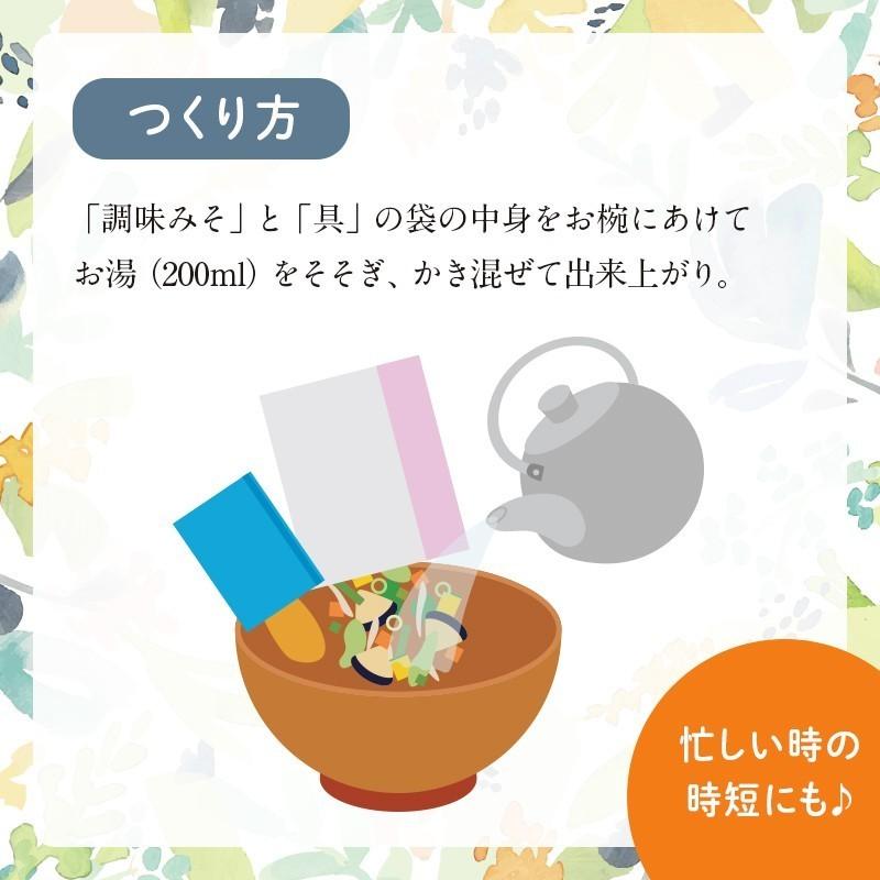 味噌汁 具沢山 インスタント 即席 みそ汁 食品 ひかり味噌 大地と海の野菜を食べる3種のお味噌汁30食 ポイント利用 | ひかり味噌 | 07